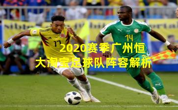 2020赛季广州恒大淘宝足球队阵容解析